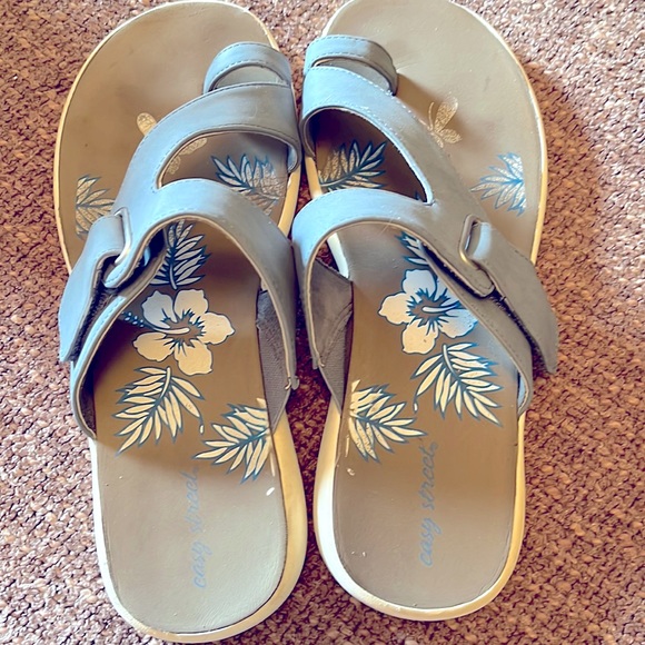 Denium Blue Sandals - Picture 1 of 5
